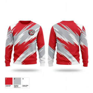 Crew Neck Sweatshirt, Amherst Lightning, Women's Soccer, Teamtime, Team time, sublimation, custom sports apparel, team uniforms, spirit wear, spiritwear, sports uniforms, custom shirts, team store, custom team store, fundraiser sports, apparel fundraiser