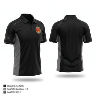 Short Sleeve Performance Polo, Atmore Fire Department, Fire Department, Teamtime, Team time, sublimation, custom sports apparel, team uniforms, spirit wear, spiritwear, sports uniforms, custom shirts, team store, custom team store, fundraiser sports, apparel fundraiser