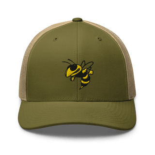 Wynne Yellowjackets 3239649 Retro Trucker Hat | Yupoong 6606