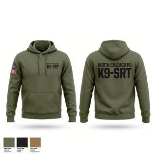 Hoodie, North Chicago PD K9/SRT, Police, Teamtime, Team time, sublimation, custom sports apparel, team uniforms, spirit wear, spiritwear, sports uniforms, custom shirts, team store, custom team store, fundraiser sports, apparel fundraiser