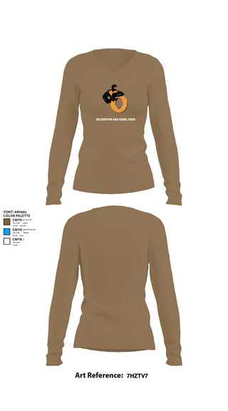 Womens Long Sleeve Vneck Shirt, Belchertown High School Cheer, Cheer, Teamtime, Team time, sublimation, custom sports apparel, team uniforms, spirit wear, spiritwear, sports uniforms, custom shirts, team store, custom team store, fundraiser sports, apparel fundraiser