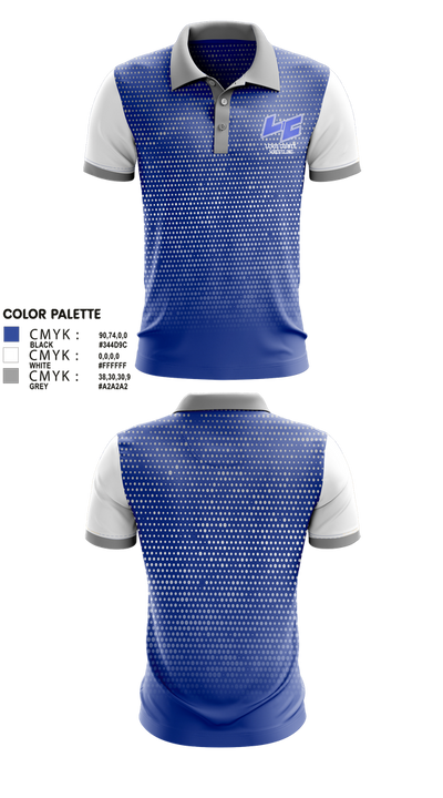Lewis County High School Wrestling 76376643 Short Sleeve Performance Polo - 1