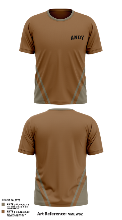 Andy 81168012 Short Sleeve Performance Shirt - 1