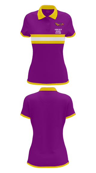 Short Sleeve Performance Polo, Avon High School Bowling, Bowling, Teamtime, Team time, sublimation, custom sports apparel, team uniforms, spirit wear, spiritwear, sports uniforms, custom shirts, team store, custom team store, fundraiser sports, apparel fundraiser