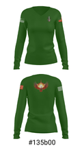 Mess-172 FireBirds 84080572 Women's Long Sleeve V-neck Shirt - 7