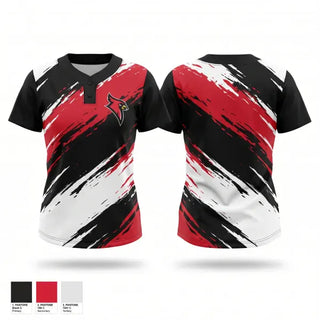 Two Button Softball Jersey, Dryden, Softball, Teamtime, Team time, sublimation, custom sports apparel, team uniforms, spirit wear, spiritwear, sports uniforms, custom shirts, team store, custom team store, fundraiser sports, apparel fundraiser