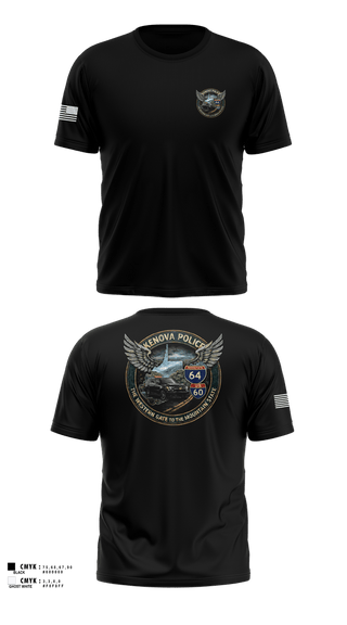 Short Sleeve Performance Shirt, Kenova Police Department, Police, Teamtime, Team time, sublimation, custom sports apparel, team uniforms, spirit wear, spiritwear, sports uniforms, custom shirts, team store, custom team store, fundraiser sports, apparel fundraiser