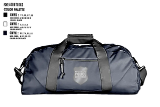 Duffle Bag, West Concord Police Department, Police, Teamtime, Team time, sublimation, custom sports apparel, team uniforms, spirit wear, spiritwear, sports uniforms, custom shirts, team store, custom team store, fundraiser sports, apparel fundraiser
