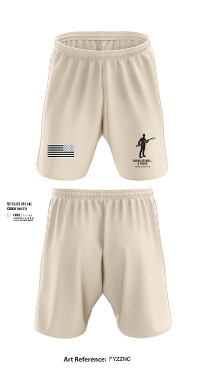Duran Drywall & Finish 29256539 Athletic Shorts With Pockets - 100