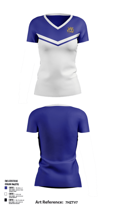 BFITNESS 82652878 Women's Short Sleeve V-neck Shirt - 1