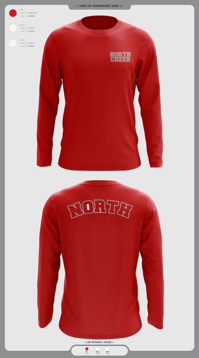 North Attleborough High School Cheer 88392583 Long Sleeve Performance Shirt 3 (1)