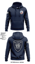 El Centro Police Department SWAT 88532386 Hoodie - 1