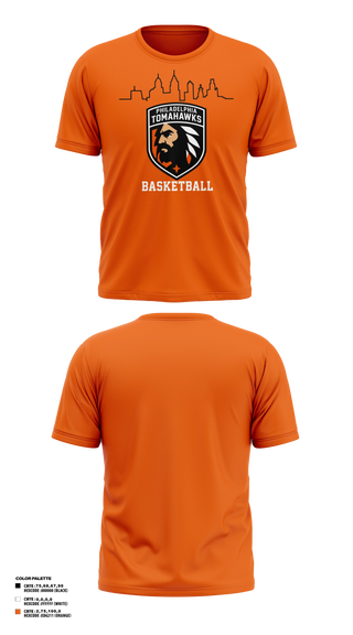 Old School Cotton Shirt, The Philadelphia Tomahawks, Men's Basketball, Teamtime, Team time, sublimation, custom sports apparel, team uniforms, spirit wear, spiritwear, sports uniforms, custom shirts, team store, custom team store, fundraiser sports, apparel fundraiser