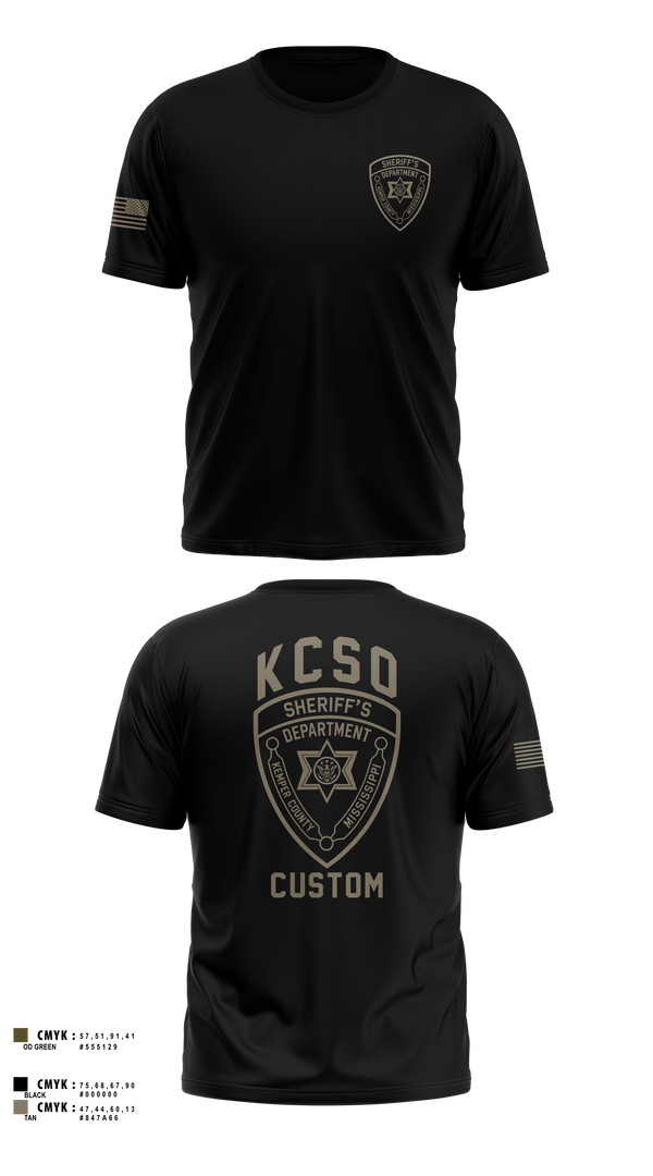 Soft Poly Tee Cotton Like Feel, Kemper County Sheriff’s Office, Police, Teamtime, Team time, sublimation, custom sports apparel, team uniforms, spirit wear, spiritwear, sports uniforms, custom shirts, team store, custom team store, fundraiser sports, apparel fundraiser