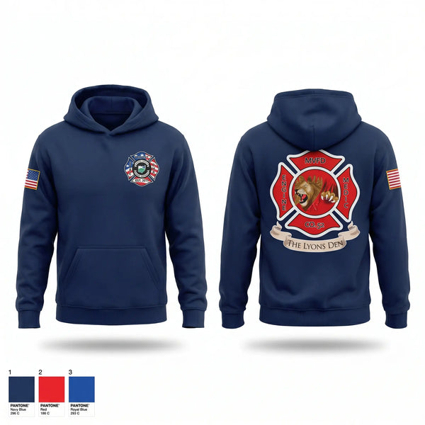 Hoodie, Company 52, Fire Department, Teamtime, Team time, sublimation, custom sports apparel, team uniforms, spirit wear, spiritwear, sports uniforms, custom shirts, team store, custom team store, fundraiser sports, apparel fundraiser