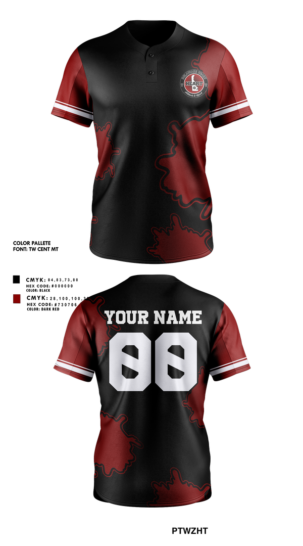 Full Button Softball Jersey, Delaware Heart, Softball, Teamtime, Team time, sublimation, custom sports apparel, team uniforms, spirit wear, spiritwear, sports uniforms, custom shirts, team store, custom team store, fundraiser sports, apparel fundraiser