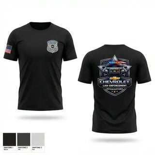 Short Sleeve Performance Shirt, Chevrolet Police Interceptor, Police, Teamtime, Team time, sublimation, custom sports apparel, team uniforms, spirit wear, spiritwear, sports uniforms, custom shirts, team store, custom team store, fundraiser sports, apparel fundraiser