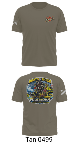 Old School Cotton Feel Shirt, Feral Fireman, Fire Department, Teamtime, Team time, sublimation, custom sports apparel, team uniforms, spirit wear, spiritwear, sports uniforms, custom shirts, team store, custom team store, fundraiser sports, apparel fundraiser