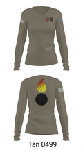 RTS-M FT. HOOD 77686881 Women's Long Sleeve V-neck Shirt - 77