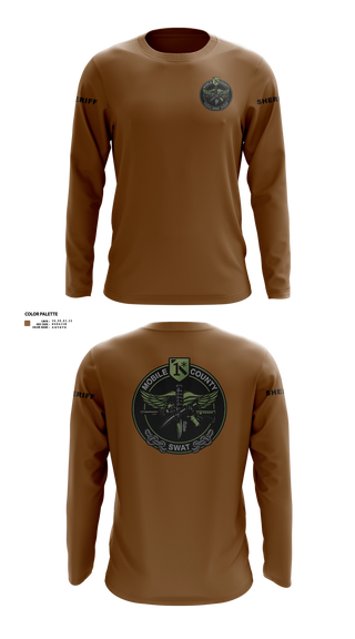 Long Sleeve Performance Shirt, MOBILE COUNTY SWAT, Police, Teamtime, Team time, sublimation, custom sports apparel, team uniforms, spirit wear, spiritwear, sports uniforms, custom shirts, team store, custom team store, fundraiser sports, apparel fundraiser