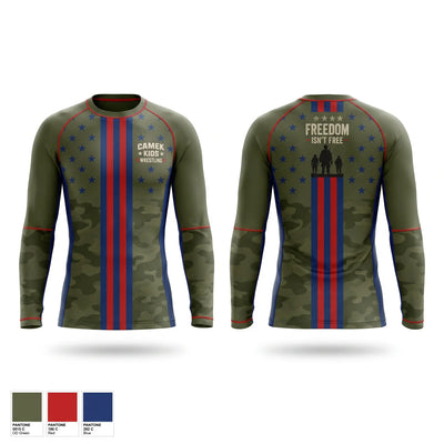 Camel kids Long Sleeve Performance Shirt 1
