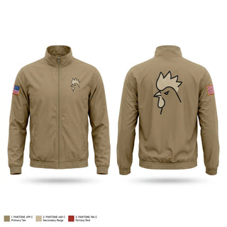Windbreaker, Thundercocks, Army, Teamtime, Team time, sublimation, custom sports apparel, team uniforms, spirit wear, spiritwear, sports uniforms, custom shirts, team store, custom team store, fundraiser sports, apparel fundraiser