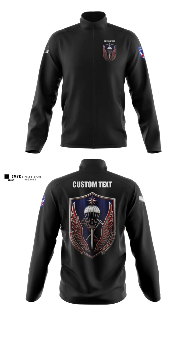 Fleece Jacket, 11th ADSB, Army, Teamtime, Team time, sublimation, custom sports apparel, team uniforms, spirit wear, spiritwear, sports uniforms, custom shirts, team store, custom team store, fundraiser sports, apparel fundraiser