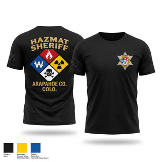 Short Sleeve Performance Shirt, Arapahoe County Sheriff HazMat, Police, Teamtime, Team time, sublimation, custom sports apparel, team uniforms, spirit wear, spiritwear, sports uniforms, custom shirts, team store, custom team store, fundraiser sports, apparel fundraiser