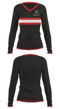 BullDawgFitness 48051784 Women's Long Sleeve V-neck Shirt - 24