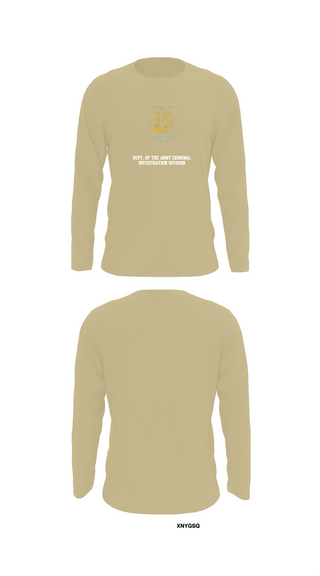Long Sleeve Performance Shirt, Dept. of the Army Criminal Investigation Division, , Teamtime, Team time, sublimation, custom sports apparel, team uniforms, spirit wear, spiritwear, sports uniforms, custom shirts, team store, custom team store, fundraiser sports, apparel fundraiser