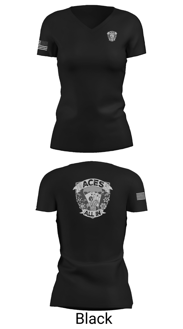 Womens Short Sleeve Vneck Shirt, 82nd ADSB, Army, Teamtime, Team time, sublimation, custom sports apparel, team uniforms, spirit wear, spiritwear, sports uniforms, custom shirts, team store, custom team store, fundraiser sports, apparel fundraiser