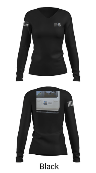 Women's Long Sleeve Vneck Shirt, Tapia Tennis courts Resulfacing LLC, , Teamtime, Team time, sublimation, custom sports apparel, team uniforms, spirit wear, spiritwear, sports uniforms, custom shirts, team store, custom team store, fundraiser sports, apparel fundraiser