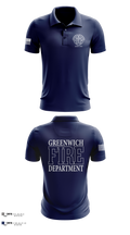 Greenwich Fire Local 1042 Short Sleeve Performance Polo - 7