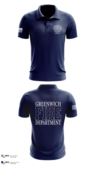 Short Sleeve Performance Polo, Greenwich Fire Local 1042, Fire Department, Teamtime, Team time, sublimation, custom sports apparel, team uniforms, spirit wear, spiritwear, sports uniforms, custom shirts, team store, custom team store, fundraiser sports, apparel fundraiser