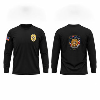 Long Sleeve Performance Shirt, Linden police department, Police, Teamtime, Team time, sublimation, custom sports apparel, team uniforms, spirit wear, spiritwear, sports uniforms, custom shirts, team store, custom team store, fundraiser sports, apparel fundraiser
