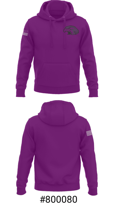 J C Harmon High School Wrestling 37408808 Hoodie - 17