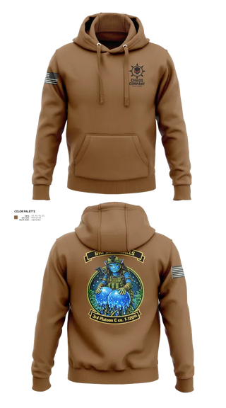 Hoodie, C. Co. 1-120 3rd PLT, Army, Teamtime, Team time, sublimation, custom sports apparel, team uniforms, spirit wear, spiritwear, sports uniforms, custom shirts, team store, custom team store, fundraiser sports, apparel fundraiser