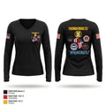 IO J39 Women's Long Sleeve V-neck Shirt - 1