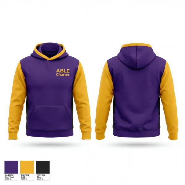 Hoodie, ABLE Charter, Men's Volleyball, Teamtime, Team time, sublimation, custom sports apparel, team uniforms, spirit wear, spiritwear, sports uniforms, custom shirts, team store, custom team store, fundraiser sports, apparel fundraiser