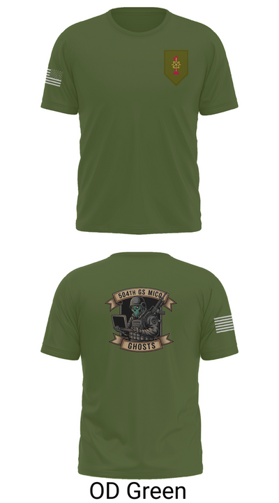 504th GS MICO 91776475 Short Sleeve Performance Shirt - 56