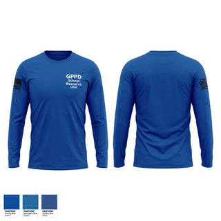 Long Sleeve Performance Shirt, GPPD School Resource Unit, Police, Teamtime, Team time, sublimation, custom sports apparel, team uniforms, spirit wear, spiritwear, sports uniforms, custom shirts, team store, custom team store, fundraiser sports, apparel fundraiser