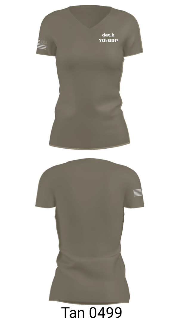 Women's Short Sleeve Vneck Shirt, det.k 7th GDP, , Teamtime, Team time, sublimation, custom sports apparel, team uniforms, spirit wear, spiritwear, sports uniforms, custom shirts, team store, custom team store, fundraiser sports, apparel fundraiser