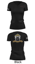Red Line Mobile Axe Throwing 75513629 Women's Short Sleeve V-neck Shirt - 14