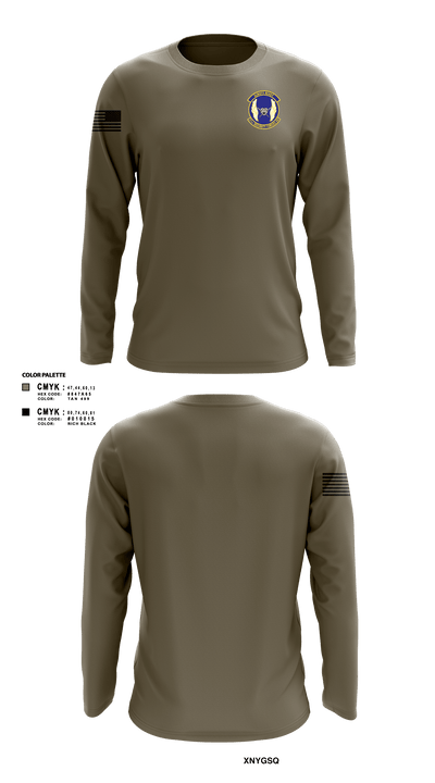 51SFS Metal Tigers 2477629 Long Sleeve Performance Shirt - 101