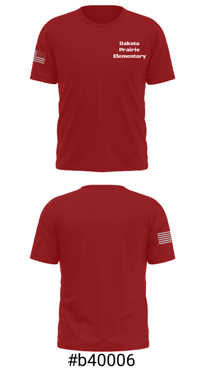 Dakota Prairie Elementary 89941740 Short Sleeve Performance Shirt - 19