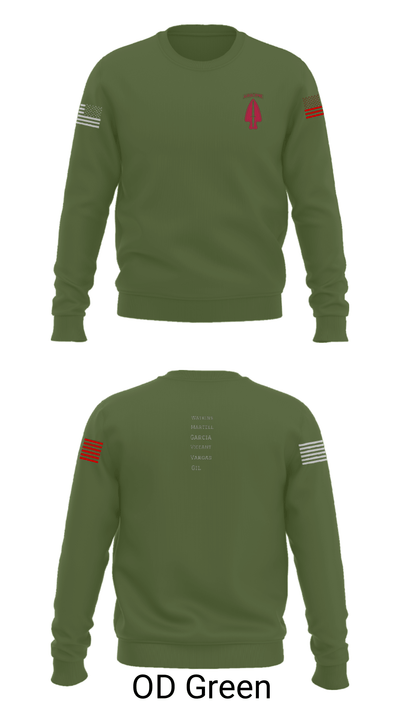 1st SFOD-D 3487936 Crew Neck Sweatshirt - 26