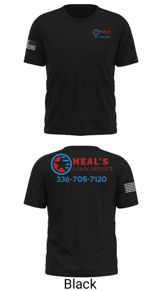 Short Sleeve Performance Shirt, Neal's Lawn Service, , Teamtime, Team time, sublimation, custom sports apparel, team uniforms, spirit wear, spiritwear, sports uniforms, custom shirts, team store, custom team store, fundraiser sports, apparel fundraiser
