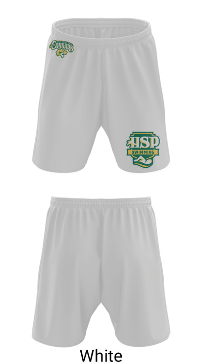 Holy Spirit Preparatory Upper School Swimming 91307263 Athletic Shorts With Pockets - 1
