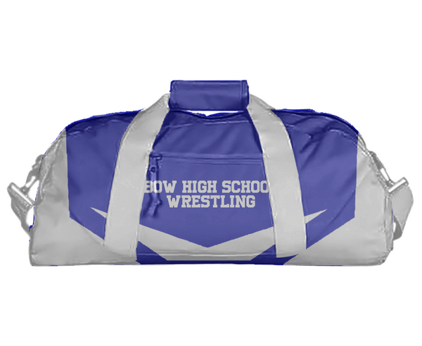 Duffle Bag, Bow High School Wrestling, Wrestling, Teamtime, Team time, sublimation, custom sports apparel, team uniforms, spirit wear, spiritwear, sports uniforms, custom shirts, team store, custom team store, fundraiser sports, apparel fundraiser