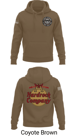Hoodie, Hardrock Company, Army, Teamtime, Team time, sublimation, custom sports apparel, team uniforms, spirit wear, spiritwear, sports uniforms, custom shirts, team store, custom team store, fundraiser sports, apparel fundraiser